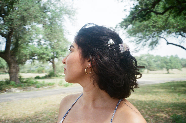 Metallic Heart Clips