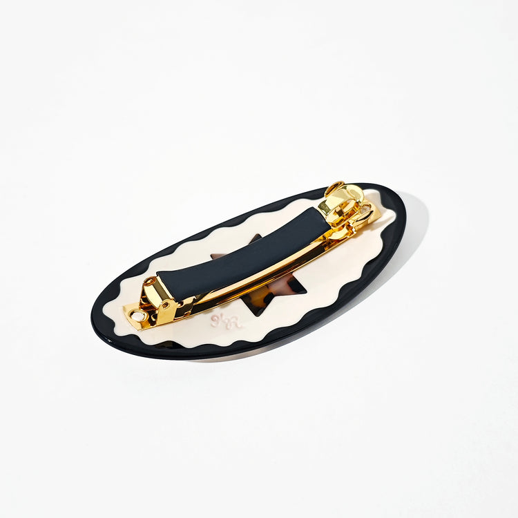 Tortoise Star Ponytail Barrette