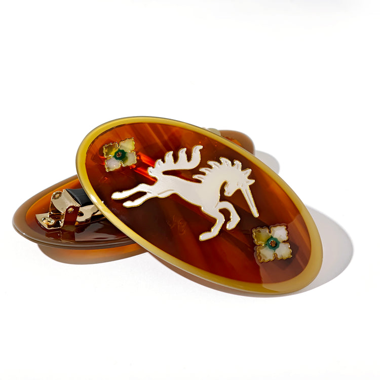 Unicorn French Barrette