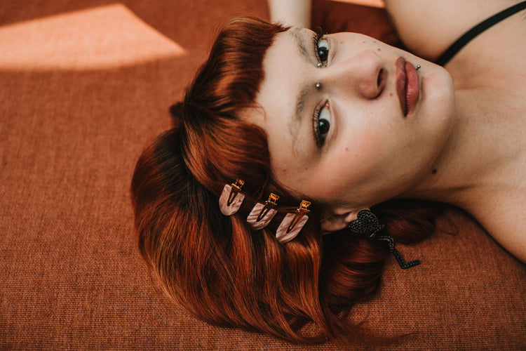 Pink Shimmer Setting Clips