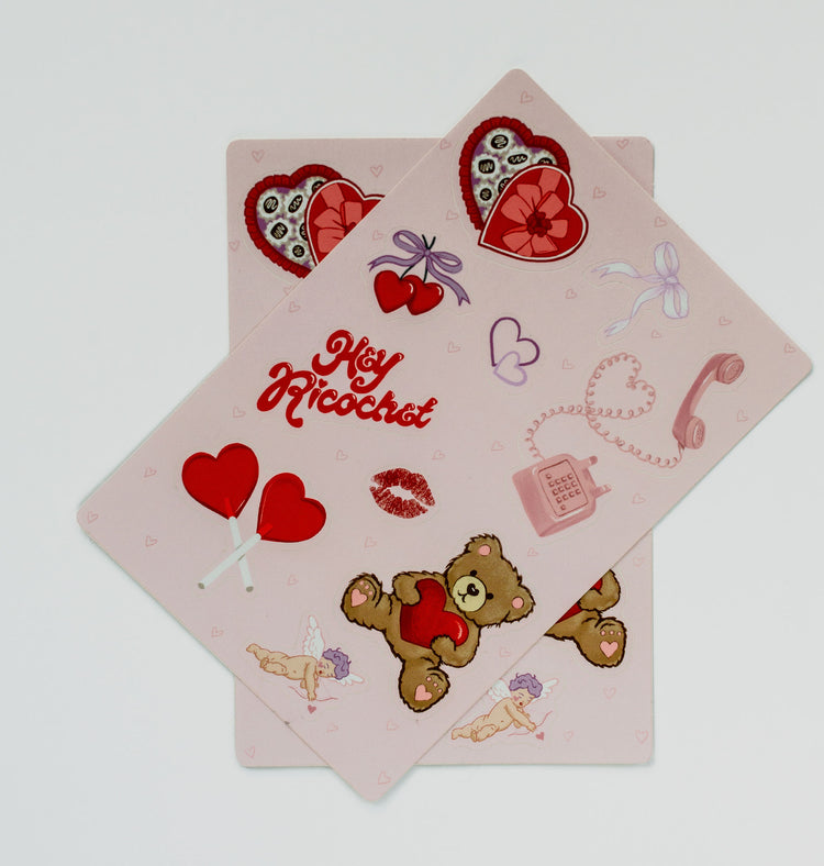 Signature Pink Sticker Sheet