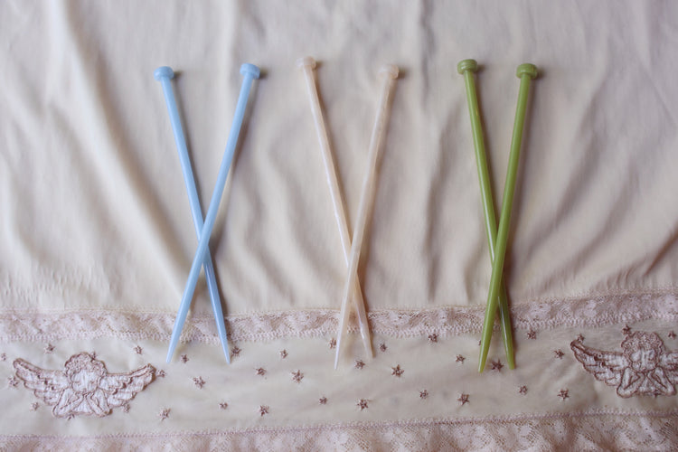 Knitting Needle Hair Stick Set
