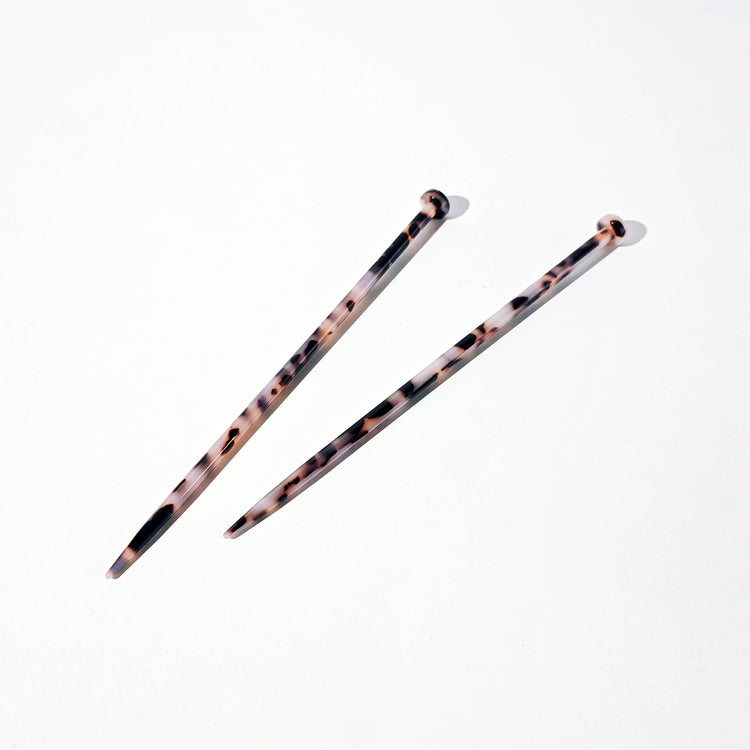 Knitting Needle Hair Stick Set