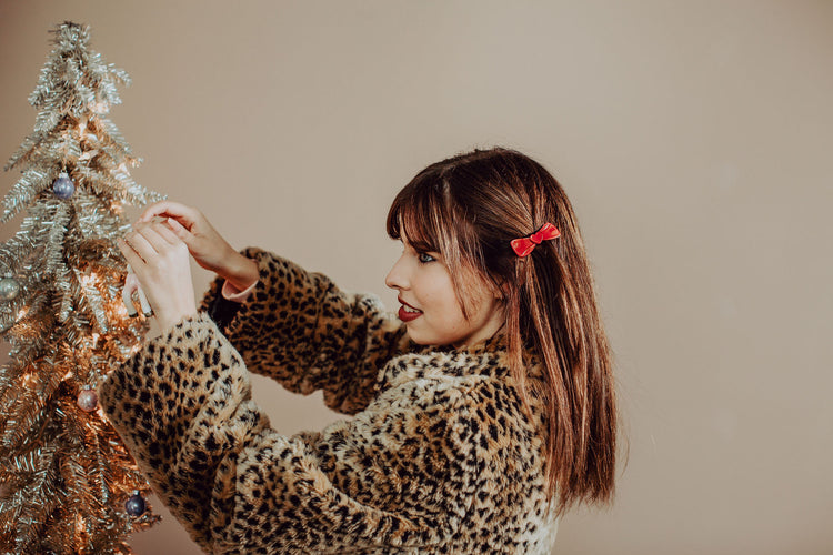 Heart Bow Barrette