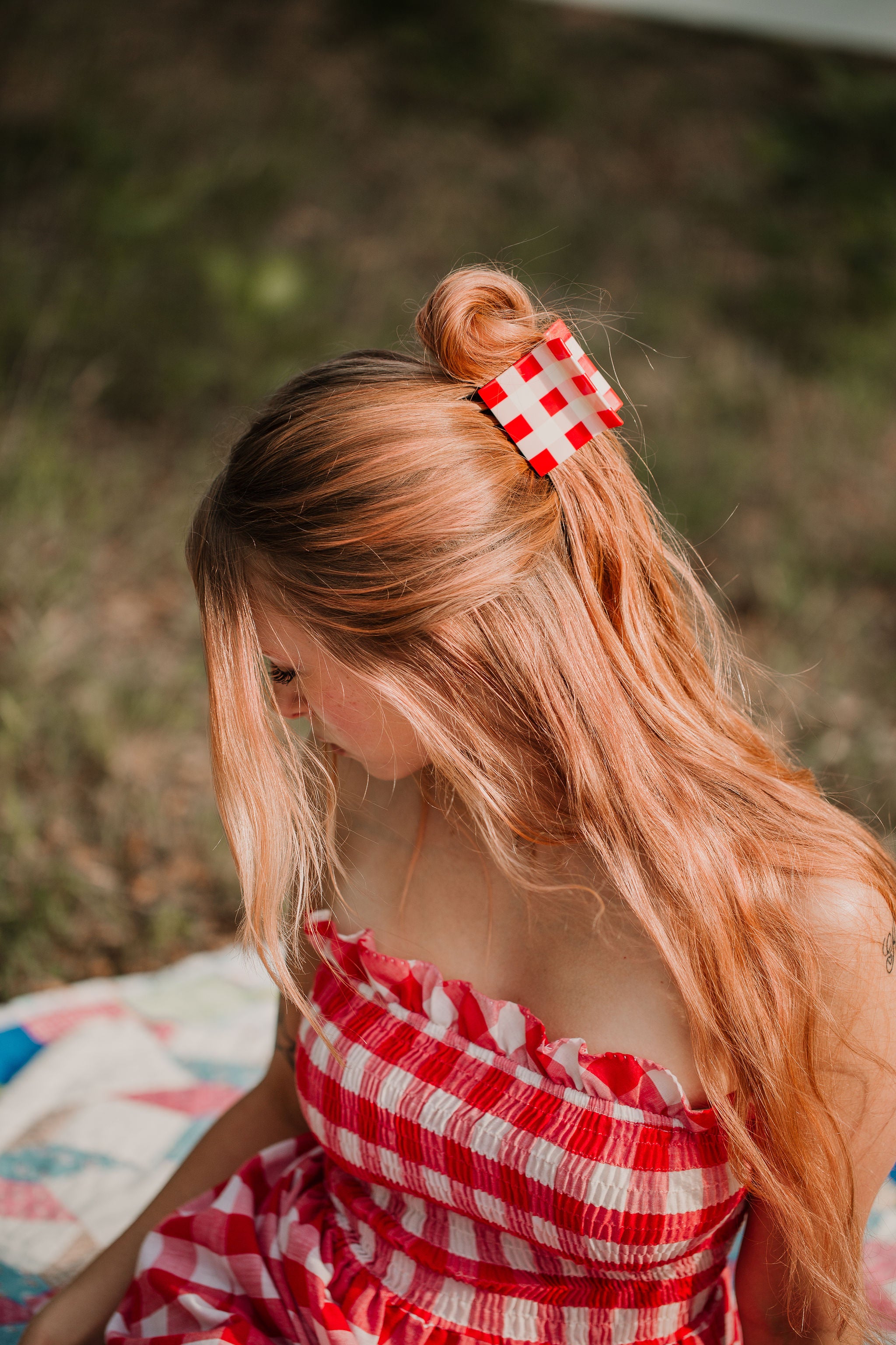 YODELAI HEY HEE. - Red Gingham