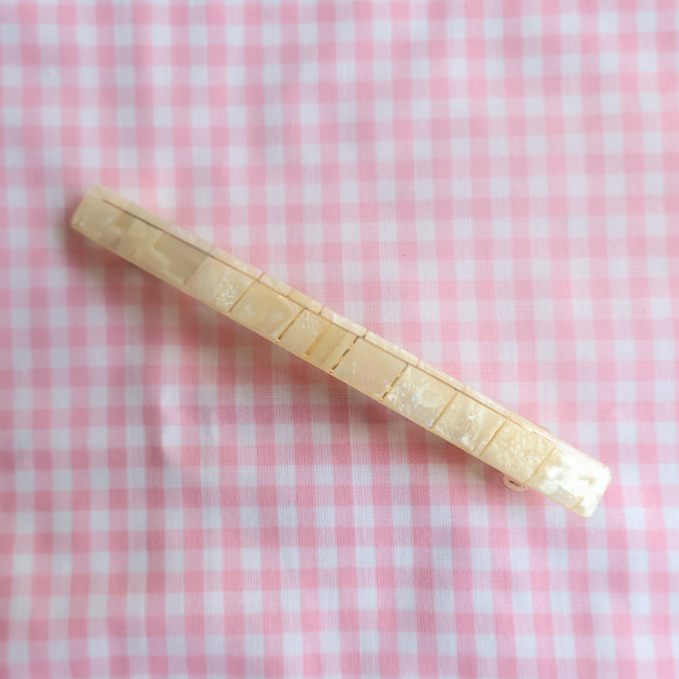 Extra Long Barrette - Shell