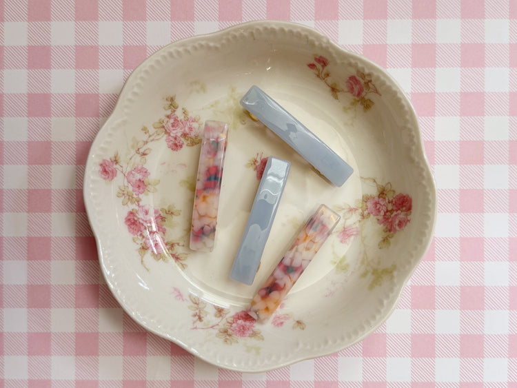 Study Hall Mini French Barrettes