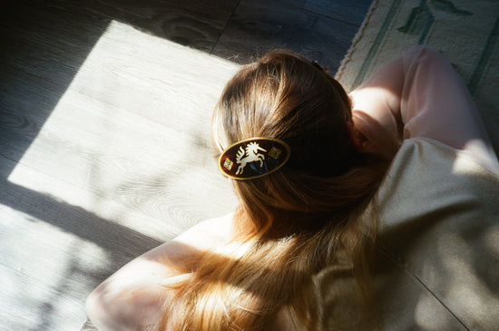 Unicorn French Barrette – Hey Ricochet