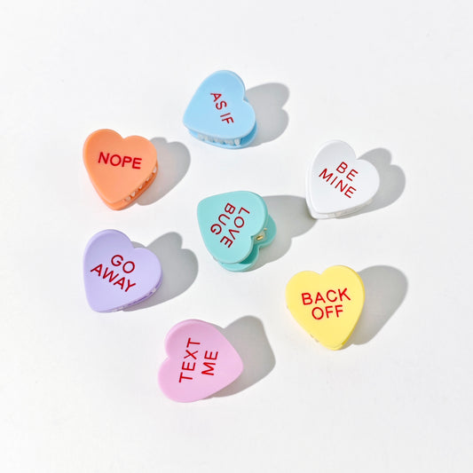 Candy Heart Clips