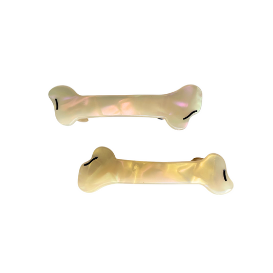 Bone Barrette Set