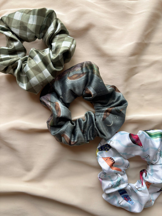 Fishing Trip Scrunchies