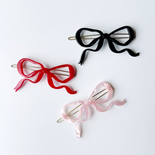 Ribbon Bow Clip