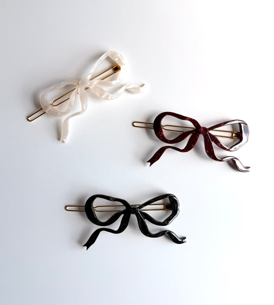 Ribbon Bow Clip