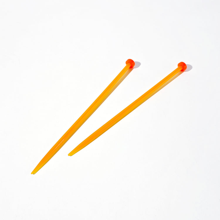 Knitting Needle Hair Stick Set